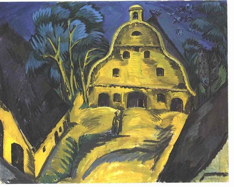Ernst Ludwig Kirchner Estate Staberhof at Fehmarn oil painting image